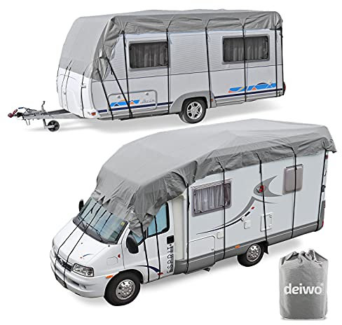 Wohnwagen Wohnmobil Reisemobil Schutzdach Dachschutzplane Schutzhülle 9x3 m