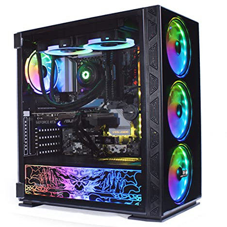Veno Scorp Gaming PC - Intel Core i5 10400F, 16GB 3200MHZ, 240MM LIQUID COOLER, B560 STEEL LEGEND RGB, 256 SSD + 1TB HDD, Win 10, RTX 3060 Ti 8GB, NEONZILLA