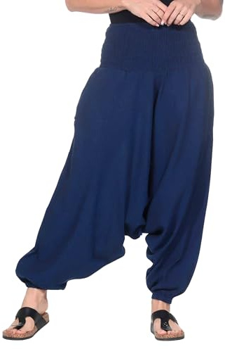 Kunst und Magie Unisex Orientalische Haremshose Pluderhose Pumphose