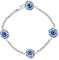 Bling Jewelry Türkisches Spirituelles Schutzamulett Mit Kettenverbindung Griechischem Motiv Und Blauem Bösen Blick-Charm-Armband Für Frauen Und Jugendliche Aus 925Er Sterlingsilber 7,5 Zoll