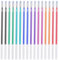 VOCIBO 16 Stück Radierbarer Kugelschreiber Ersatzminen 0,5 mm Ersatzminen, Erasable Pens Refill 0.5mm, 8 Farben