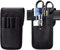 Prebene 2 Pack Gürtel Stift Halter, Multifunktionale justierbare Taktische Bleistifttasche, abnehmbare militärische Pflicht Bleistift Sleeve Fall, Kann Stifte, Lineale und Schere halten, schwarz