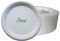 BH | Pack of 50-10 Large Bagasse Plates | White | Eco Friendly | Biodegradable and Compostable | Made of Sugarcane | Ideal for Everyday USE Birthday Party Picnic BBQ Work - by Best House