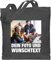 Baumwolltasche - Geschenk mit Bild I eigenem Foto I Name I eigener Text I Wunschtext - Unisize - Dunkelgrau - tasche kindergarten stofftasche selbst drucken logo beutel stoffbeutel deinem