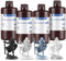 ANYCUBIC ABS-Like Resin Pro 2, 3D Drucker Resin mit erhöhter Festigkeit und Zähigkeit, Hoher Präzision, Weitgehende Kompatibilität mit allen Resin 3D Druckern (Schwarz+Weiß+Grau+Klar, 1kg, 4pcs)