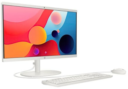 HP All-in-One 22-dg0100ng PC [54,61cm (21,5) FHD-Display, Intel N100, 8GB RAM, 512GB SSD, Windows 11]