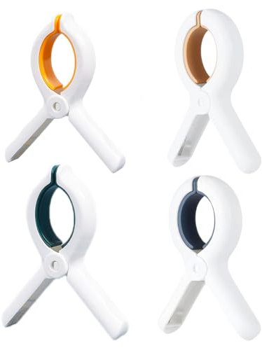 Große Handtuch Klammern 4 Stück Winddicht Strandtuch Clips Badetuch Klammern Handtuchklammern für Strandliegen Große Wäscheklammern Klammern für Strandliegen Handtuch Klammern für Badetuch Strandlieg