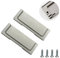 SIGANDG Furniture Handles Unsichtbarer Schubladengriff für Schränke, Schubladengriffe, geeignet für Nachttische, Schubladen, Kleiderschränke (2 Stück)
