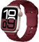 ALFARAY Silikon Armband Kompatibel mit Apple Watch 10 Armband 42mm 41mm 40mm 38mm für Herren Damen - Alpine Ocean Sportarmband für iWatch Series 10 9 8 7 SE 6 5 4 3 2 1 - Weinrot