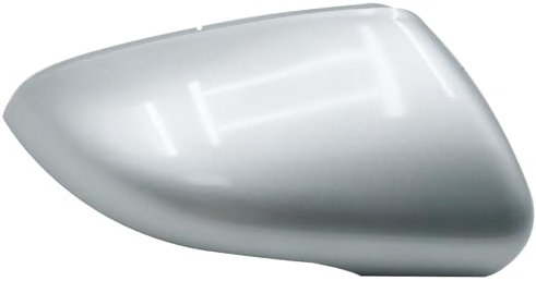 JUUDDENPARTS Wing Mirror Cover Cap Casing Right Driver Side, Painted Reflex Silver Door Cover Cap, ABS Door Wing Mirror Cover Cap Casing Replacement for Golf Mk6