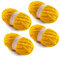Grobes Garn zum Handstricken, grobes Chenille-Deckengarn zum Häkeln, Jumbo-Flauschgarn zum Häkeln, super sperriges Garn, 28 m, 218 g pro Strang, goldfarben, 4 Stück