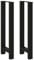 vidaXL Couchtischbeine Schwarz 2 Stk. 50x(100-101) cm Stahl, Tischbein, Tischbein Metall, Esstischbein, Möbelbein, Schreibtischbein