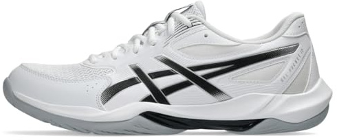 ASICS Men's Gel-Rocket 12 Volleyball Shoes, 10, White/Black