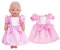 IKOPFLN 1 Stück Puppenprinzessinnenkleid zubehör Kleidung 43 cm, Baby Annab ell Kleidung 43 cm