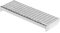 Metallstufe 700x240 mm | 25x2 mm | Maschenweite 34x38 | verzinkt Gitterroststufen Treppenstufen Metall Stufe