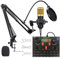 Live-Soundkarte, V8S Soundeffektkarte mit 16 DJ-Mixer-Effekten, 16 Live-Sound-Effekten, 8 lustige Modi, tragbarer Computer, USB, externes Karaoke-Audio-Soundbrett, Stereo-Audio-Mixer für Streaming,