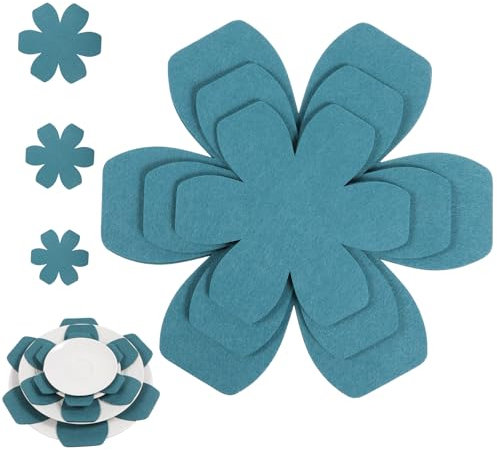 Giantree 6 Pcs Pot and Pan Protectors for Stacking, 3 Sizes Pan Separators Felt, Non-Slip Felt Pans Cookware Separators Blue Pot Protectors Ideal for Stacking and Protecting Pots and Pans