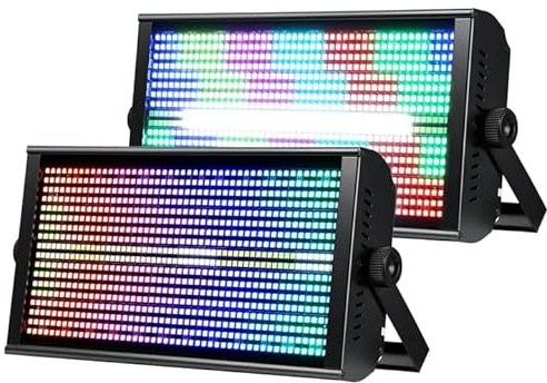 Betopper LF4808 260W Matrix Strobe Effect Light,RGBW Stage Light-2 Packs