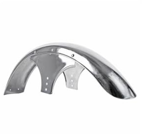 cyclingcolors Kotflügel Schutzblech motorrad moped roller kompatibel mit PEUGEOT 103 SP CHROME (V2 ECO), vor