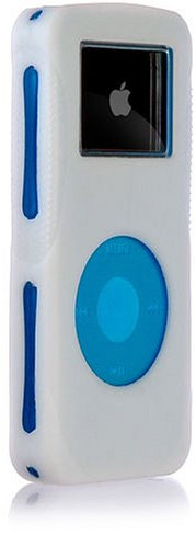 iSkin Duo Polar Blast für iPod Nano Weiss/blau