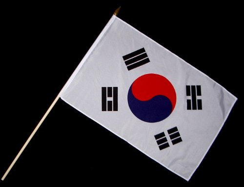 Stock-Flagge 30 x 45 : Südkorea