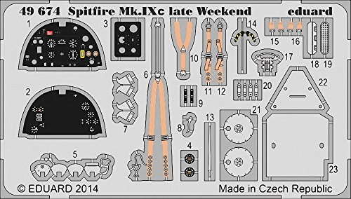 Eduard Photoetch 1:48 - Spitfire Mk. IXc Late WEEKEND (Eduard) - (EDP49674)