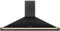 Rangemaster CLAHDC110BB Classic Black with Brass Trim 110cm Chimney Hood