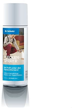 Dr. Schutz Fleckenspray R 200 ml | Fleckenentferner für textile Böden, Polster und Textilien |Fleckenspray für Fett, Öl, Farbreste, Kleber und mehr
