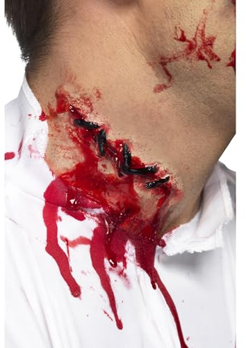 Smiffys Make-Up FX, Stitches Latex Scar