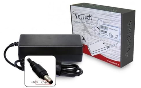 Vultech HP19474K-312 Alimentatore Dedicato per Notebook HP/Compaq 90W (19V / 4.74A) - Connettore 4.8x1.7mm, Certificato CE e Protettivo