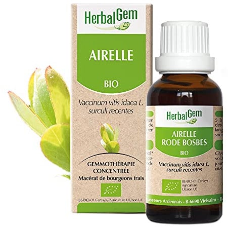 HerbalGem|Airelle Bio|Macérats-Mères de Gemmothérapie Concentrée|30 ml