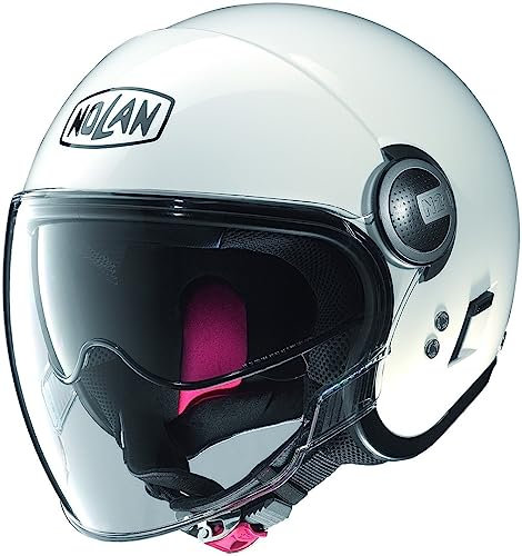 Nolan Damen Klassisk Motorrad Helm, Weiß, M (57/58) EU