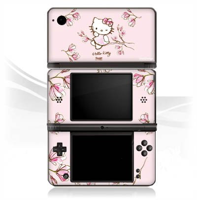 DeinDesign Skin kompatibel mit Nintendo DSi XL Folie Sticker Hello Kitty Fanartikel Hanami