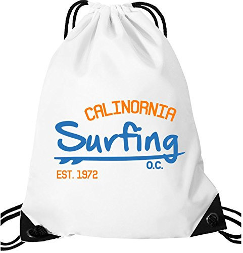 Ezyshirt Surfing California Turnbeutel
