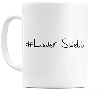 WeDoMugs #Lower Swell Ceramic 11oz Coffee Tea Gift Mug Cup
