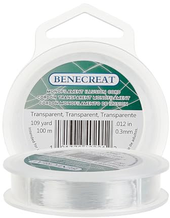 BENECREAT 100m 0,3mm Angeln nylon perle draht für DIY schmuck machen
