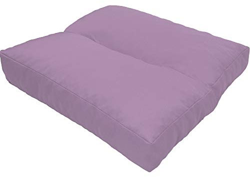 DILUMA Loungekissen Wave 40 x 40 cm Lavendel - schmutz- und Wasserabweisende Outdoor Kissen mit Lotus Effekt - Sitzauflage Polster für Sitzbänke und andere Gartenmöbel Sitzkissen Polsterauflage