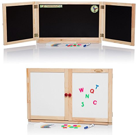 AZZAP KINDERTAFEL KREIDETAFEL WANDTAFEL Schreibtafel Maltafel Magnettafel Schultafel SARA 2