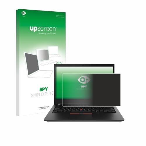 upscreen Blickschutzfilter für Lenovo ThinkPad T490 Non-Touch Privacy Filter Blickschutzfolie Sichtschutz-Folie [Blaulichtfilter, Anti-Reflex]