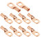 Ampper Heavy Duty Copper Wire Lugs, UL Eyelets Ring Crimp Copper Terminal Connectors for Battery Cable Ends and More (8 Awg, 5/16 Ring, 10 Pcs)