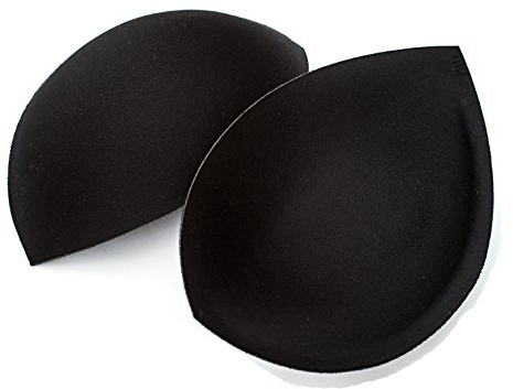 Glamour Secrets BH-Körbchen zum Einnähen – leicht gepolstert – Körbchen A bis E Elfenbein, Beige oder Schwarz