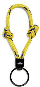 BMW Porte-clés original Mini Bracenet - Jaune - Collection 2020