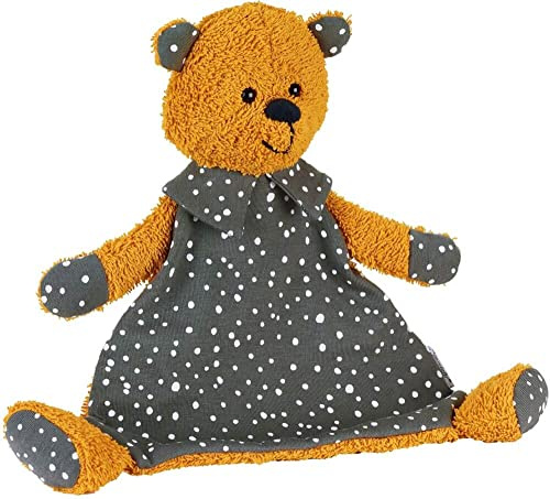Sterntaler Schmusetuch Terrybär Baylee, Für Babys ab dem 1. Monat, Größe M, 23,5 x 11,5 cm, Gelb