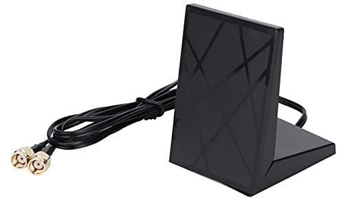VBESTLIFE Cable De Extensión De Antena, Doble Banda, 2,4 GHz, 5 GHz, Enrutador WiFi, Conector De Antena, 8dBi, Antena Inalámbrica RP-SMA con Orificio Interior RP-SMA, para Oficina En Casa
