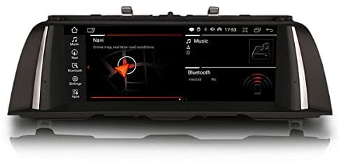 GONFEN 10,25 Zoll 8-Kern Android 14 Autoradio mit Bildschirm für BMW 5er F10 F11 CIC 2010-2012 Bluetooth GPS Sat Kabelloses Carplay Android Auto WLAN 4G iDrive DAB+ USB TPMS 4GB RAM+64GB ROM