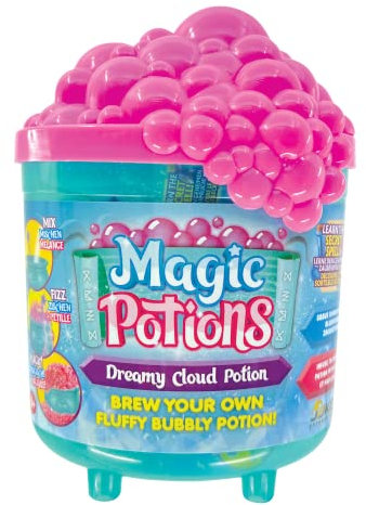 SLIMY Magic Potion Dreamy Cloud - Original Slimy Slime Magic Potion mit 2 verschiedenen Spielmassen und magischen Mix-Ins, maximaler Spielspaß für Kinder mit Schleim und Spielknete im Braukessel