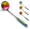 Evanda Stainless Steel Rainbow Soup Ladle, Serving Spoon, for Restaurant and Home Cooking, Dishwasher Safety