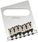 Wilkinson WOT03 52,5mm Chevalet Telecaster Bridge 6 Pontets pour Guitare électrique American Standard Tele TL Style, Chrome