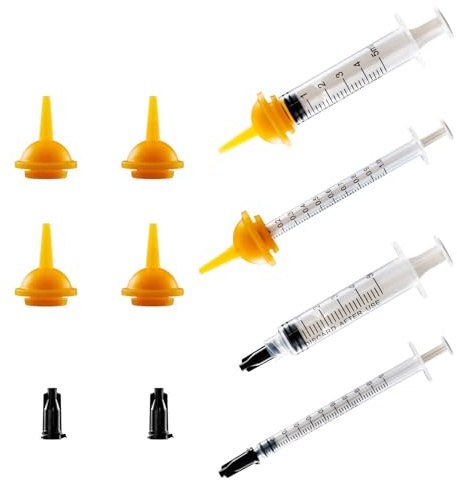 betevie 6 Pack Original Nipple with Syringes for Puppies Kittens, Best Suited for Small Mammals Neonates Week Old Kittens (6 Original)