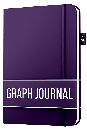 Notizbuch a5 kariert for writing | 150 Seiten, 120 g/m² dickes Papier mit Haftnotizen, Stifthalter, Gummiband, (V)-Leder-Hardcover | Scribbles That Matter notizbuch kariert, 5,75 x 8,2 Zoll